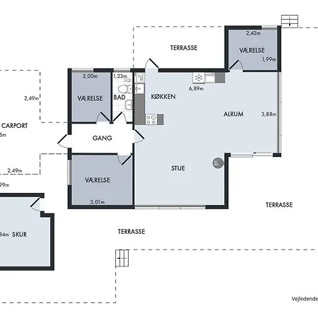 בית נופש North Funen Summer Idyll By The Water